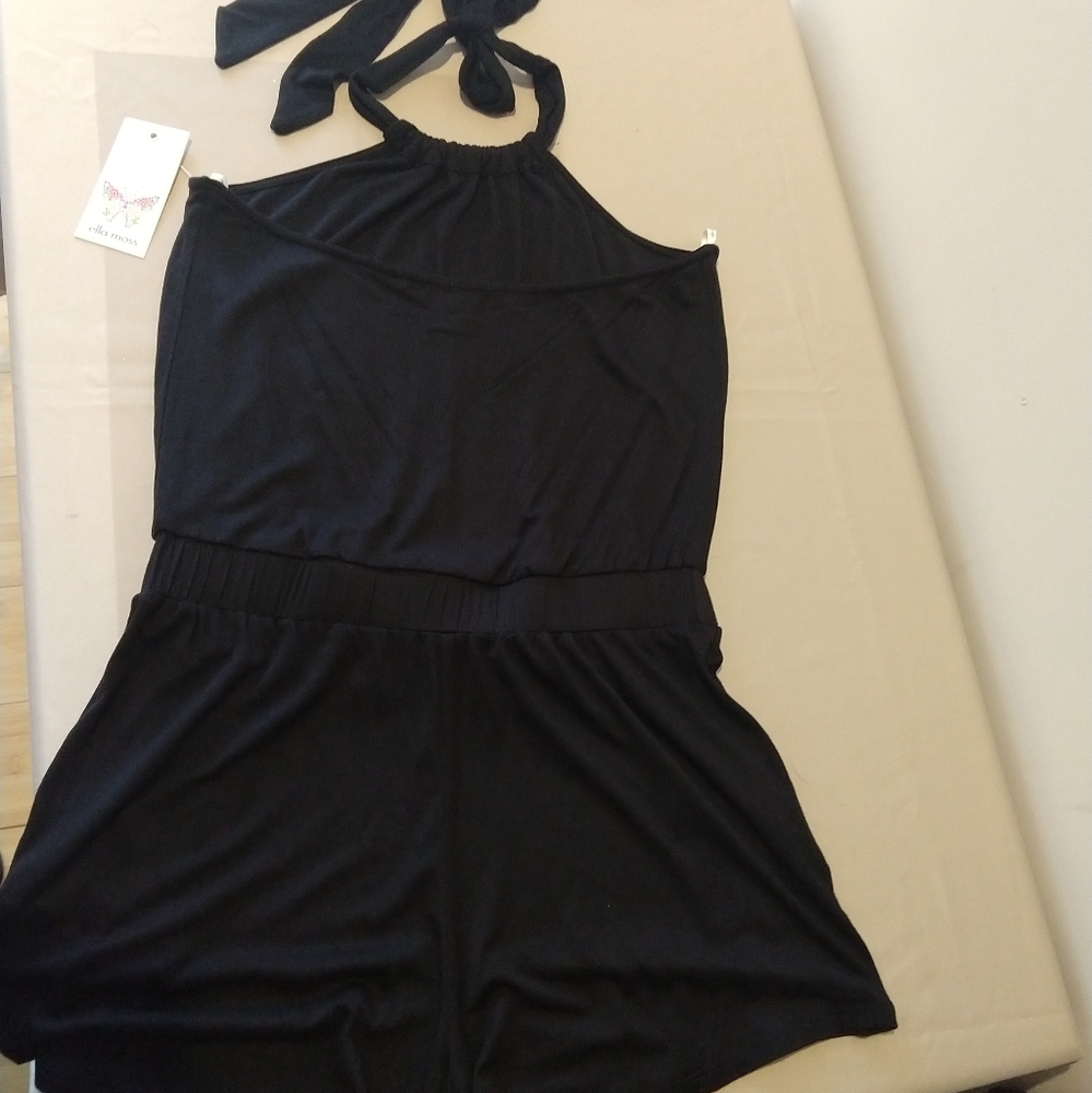 Ella moss short halter romper